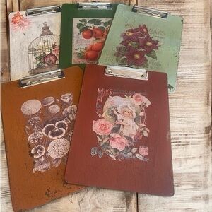 Chippy Style Clipboards w/Transfers